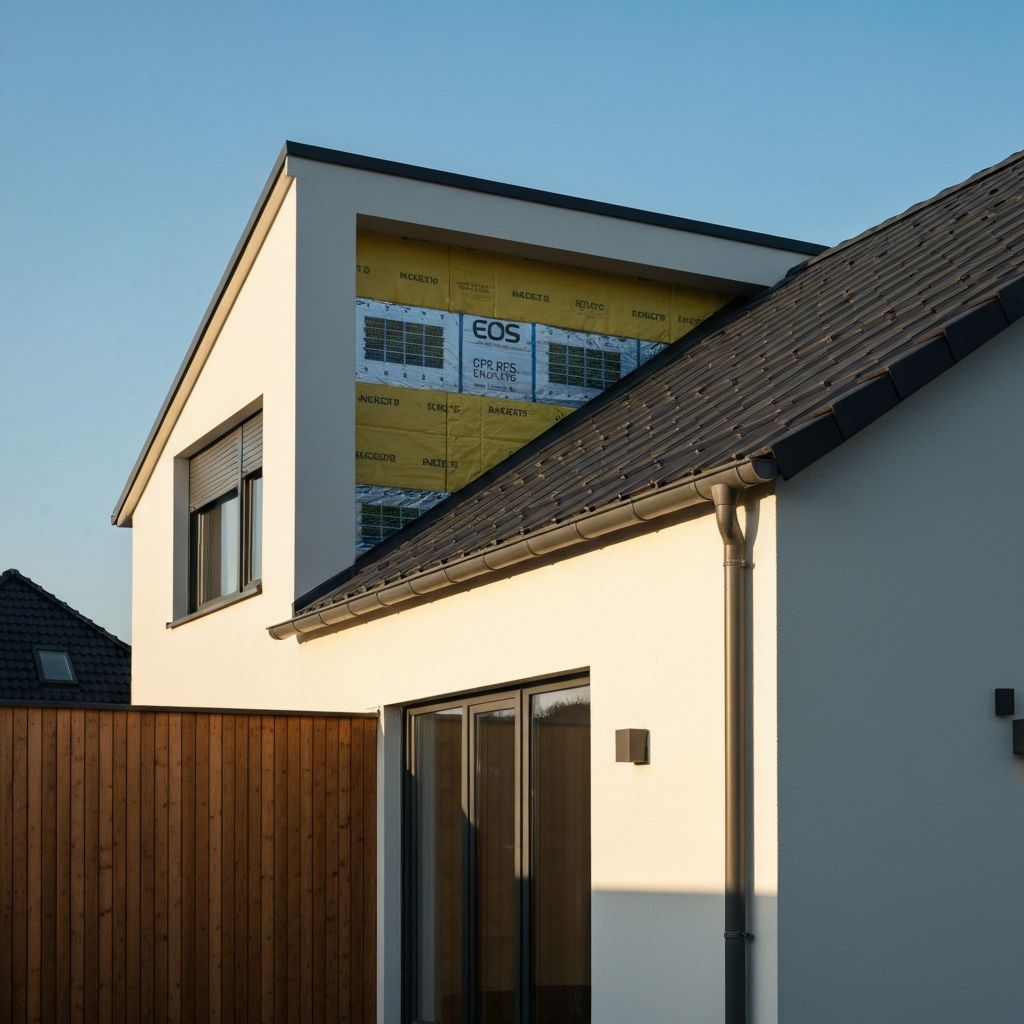 Vivienda moderna con ático aislado